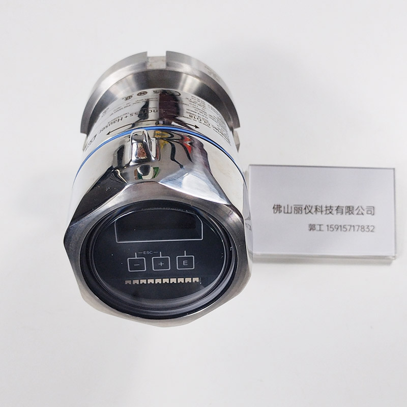 E+H CLD18-BMOK real product photo with business card