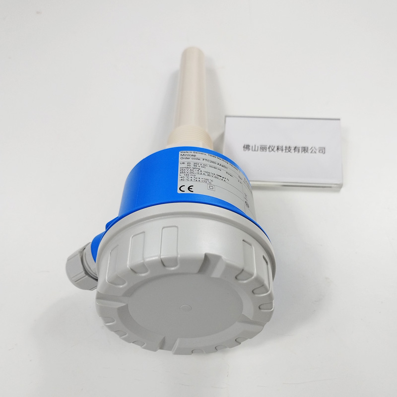 E+H FTC260 capacitance level switch electronics housing and connection detail