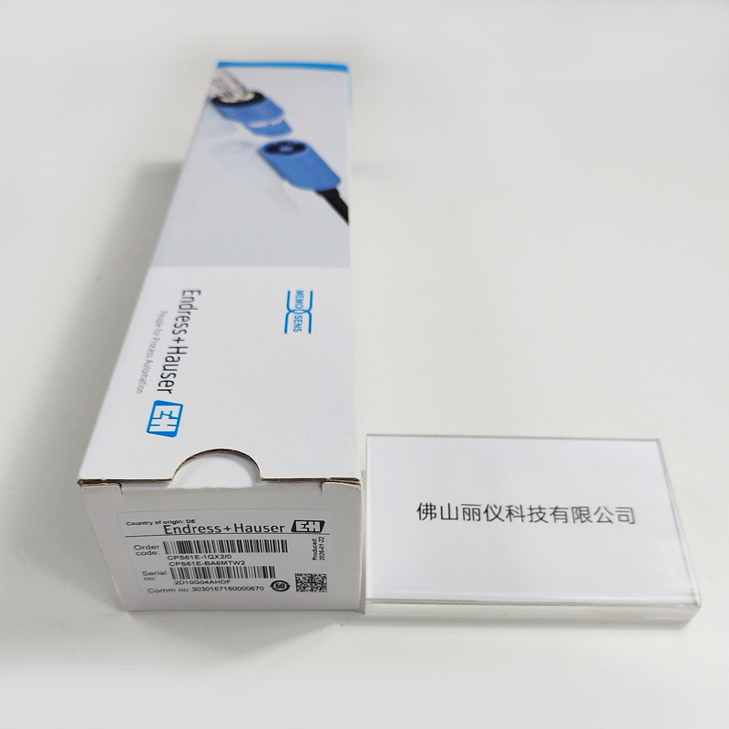 E+H CPS61E-BA6MTW2(CPS61E-1QX2/0)pH电极 外包装型号标签
