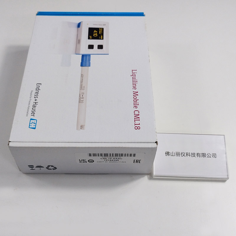 E+H CML18-AAACA1(CML18-1098/0) 便携式仪表 外包装型号标签